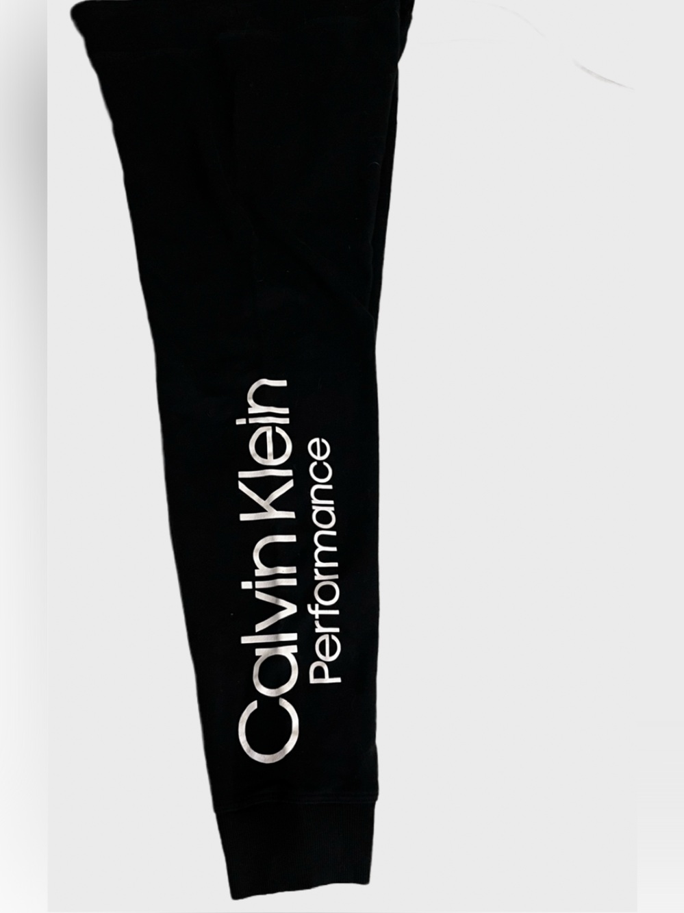 Calvin Klein Performance Women’s Black Logo Leg Sweatpants Joggers S